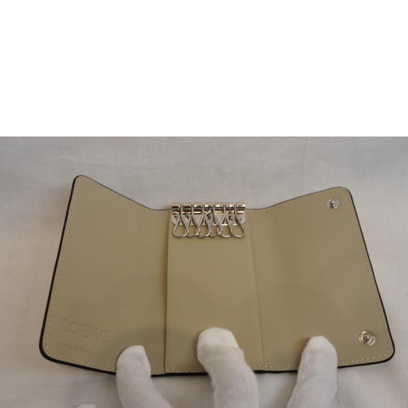 LOEWE ロエベ/アナグラムロゴ6連キーケース//Aランク/92
