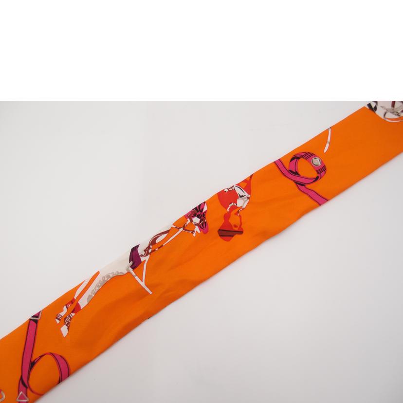 HERMES エルメス/ツイリースカーフ/オレンジ//Aランク/69