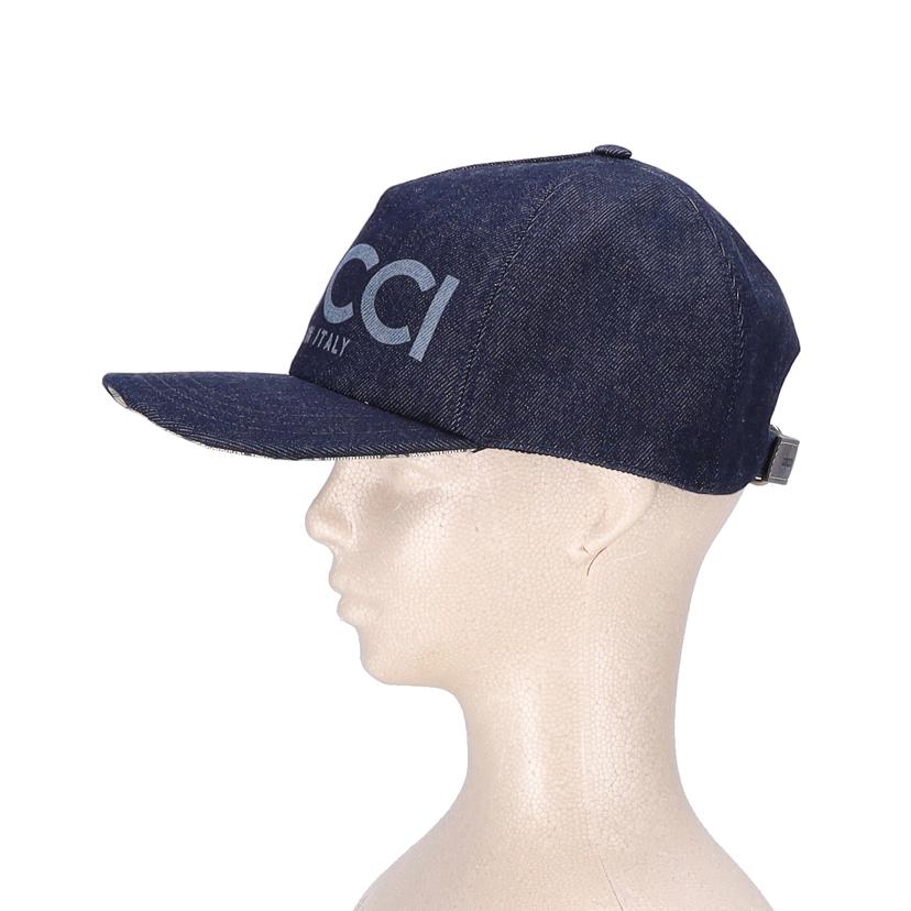 GUCCI グッチ/ロゴデニムキャップ/812838・3HA5Z//XL(60)/Aランク/91