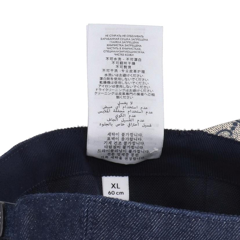 GUCCI グッチ/ロゴデニムキャップ/812838・3HA5Z//XL(60)/Aランク/91