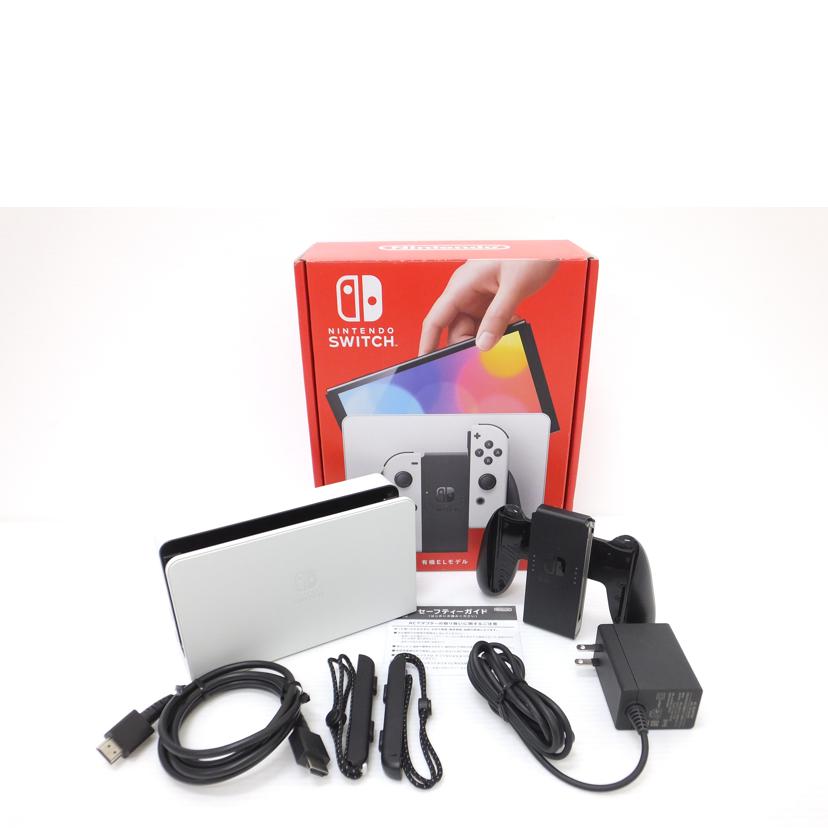 nintendo 任天堂/有機ELモデルスイッチ本体ホワイト/HEG-S-KAAAA//XTJ10816644923/ABランク/88