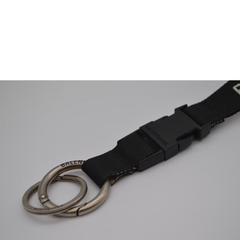 BALENCIAGA バレンシアガ/ロゴネックストラップ/ブラック/674507//Aランク/89