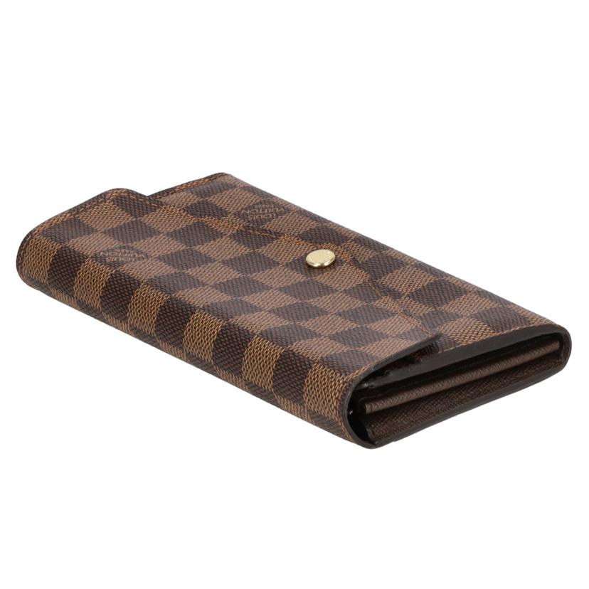 LV ルイヴィトン/ポルトフォイユ・サラ/ダミエ・エベヌ/N63209//CA1***/Bランク/19
