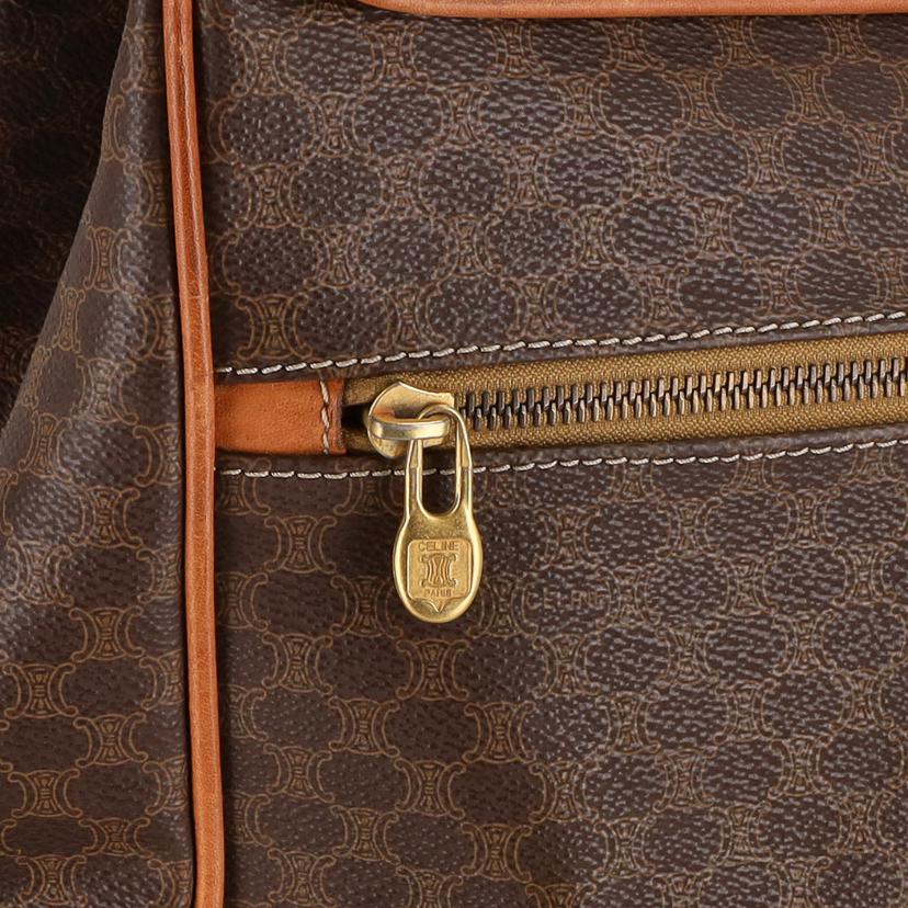 CELINE セリーヌ/ヴィンテージ/マカダム柄/フラップボストンバッグ//M12/Bランク/18