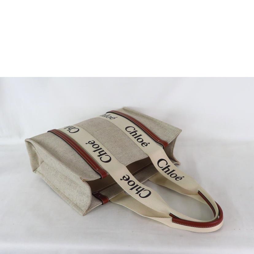 Chloe クロエ/ウッディ キャンバス トートバッグ/04 2175 65//D1Y***/Aランク/81