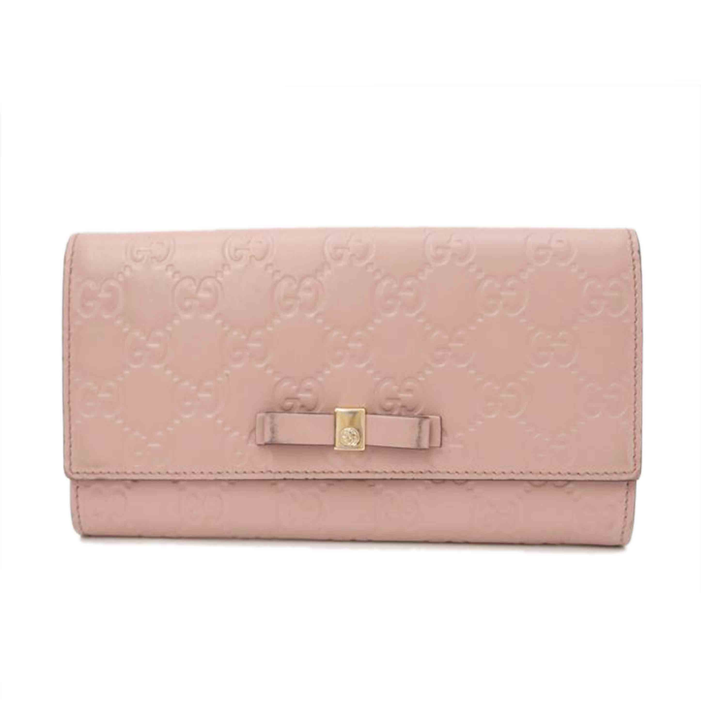 GUCCI/グッチシマ二つ折り長財布/ピンク/388679//206*/ABランク/69