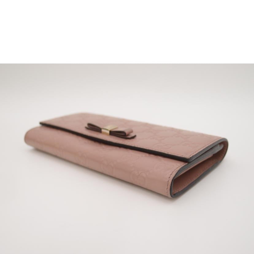 GUCCI/グッチシマ二つ折り長財布/ピンク/388679//206*/ABランク/69