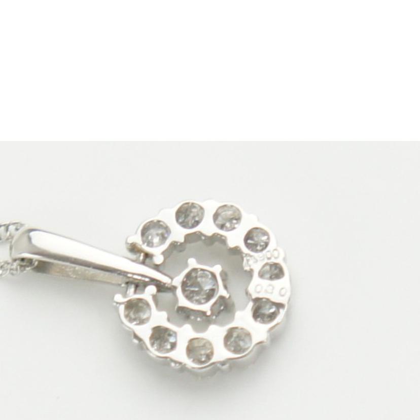 Pt900/850ダイヤネックレス0.30ct 2.4g//ABランク/64