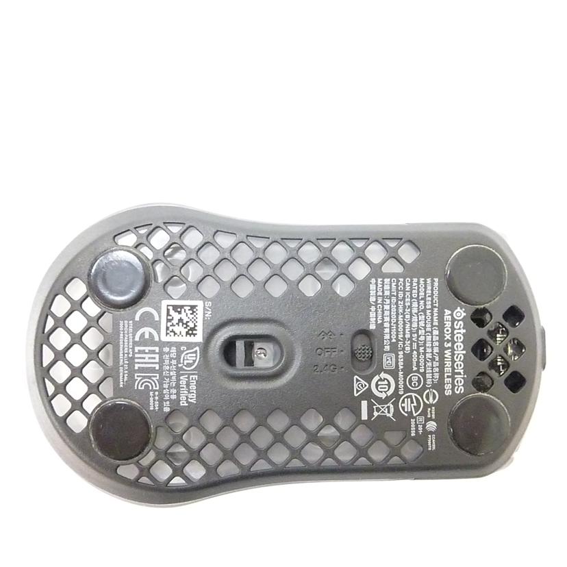 SteelSeries SteelSeries/ゲーミングマウス/AEROX3WIRELESS/AEROX3WIRELSS//6260431931122125615/Bランク/88