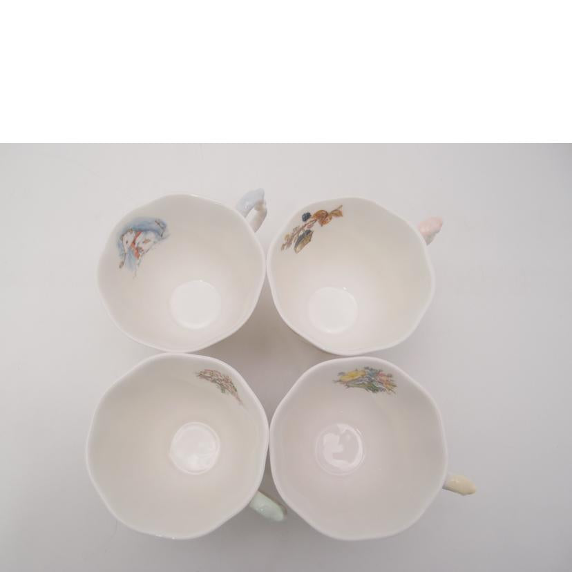 ROYAL DOULTON ロイヤルドルトン/ブランブリーヘッジ フォーシーズン カップ&ソーサー4客セット/食器/インテリア/BRAMBLY HEDGE FOUR SEASONS COLLECTION//SAランク/69