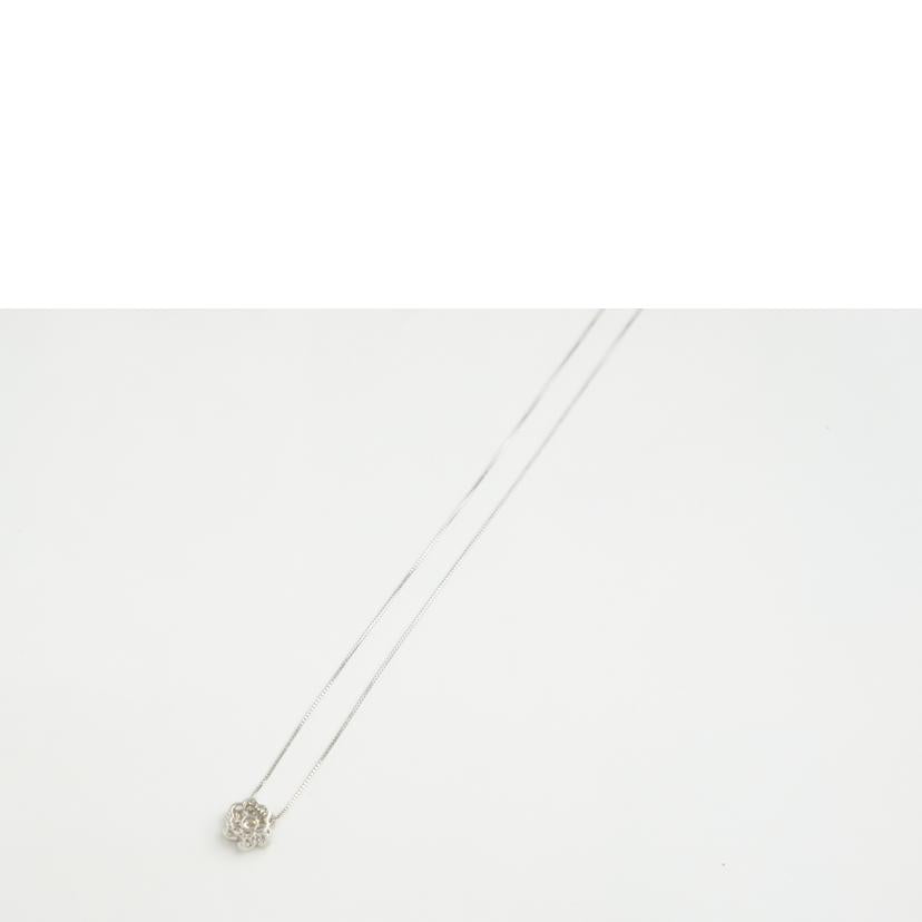 K18WGダイヤネックレス0.50ct 2.0g//ABランク/64