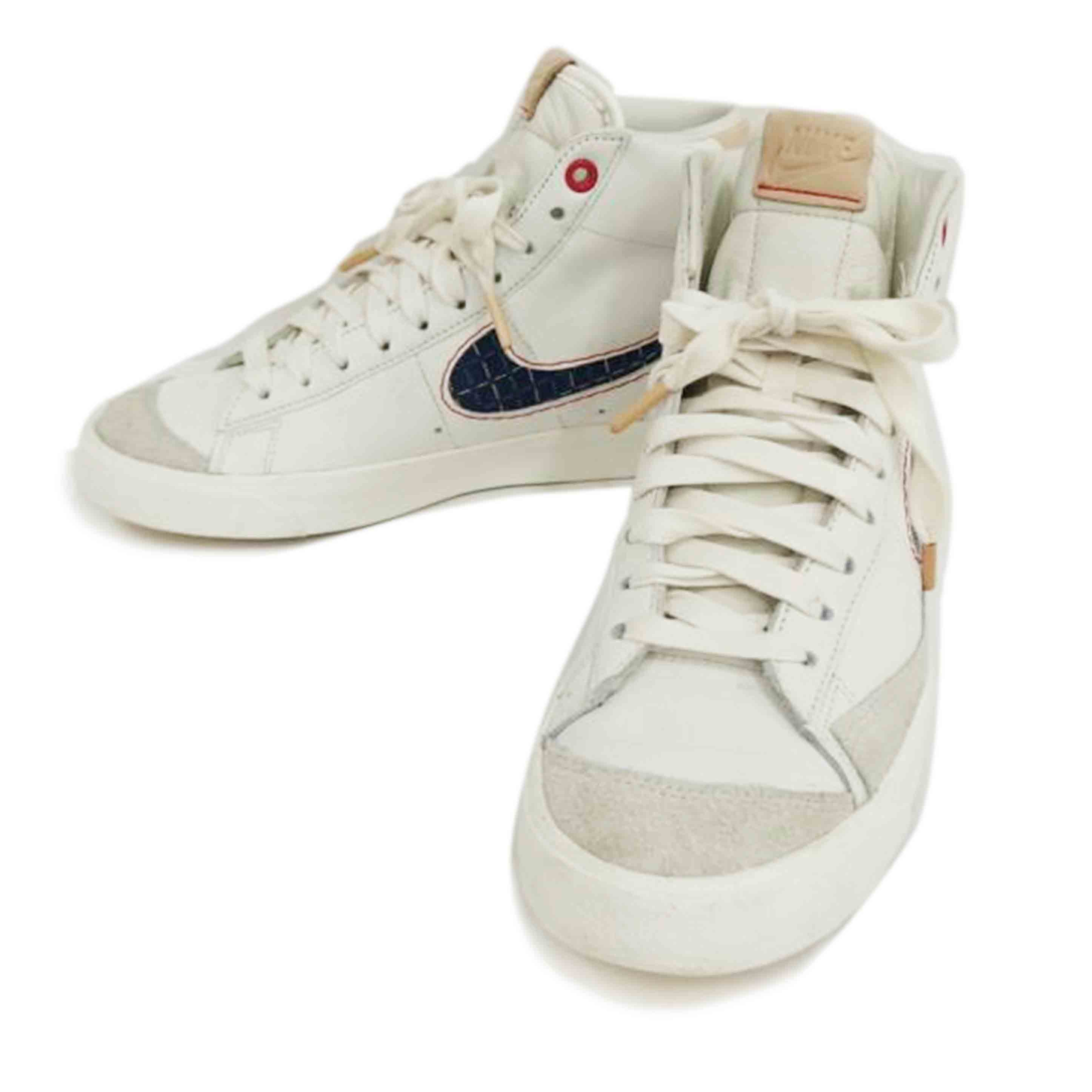 NIKE ナイキ/DENHAM × NIKE BLAZER MID/CU8054-100//Bランク/82