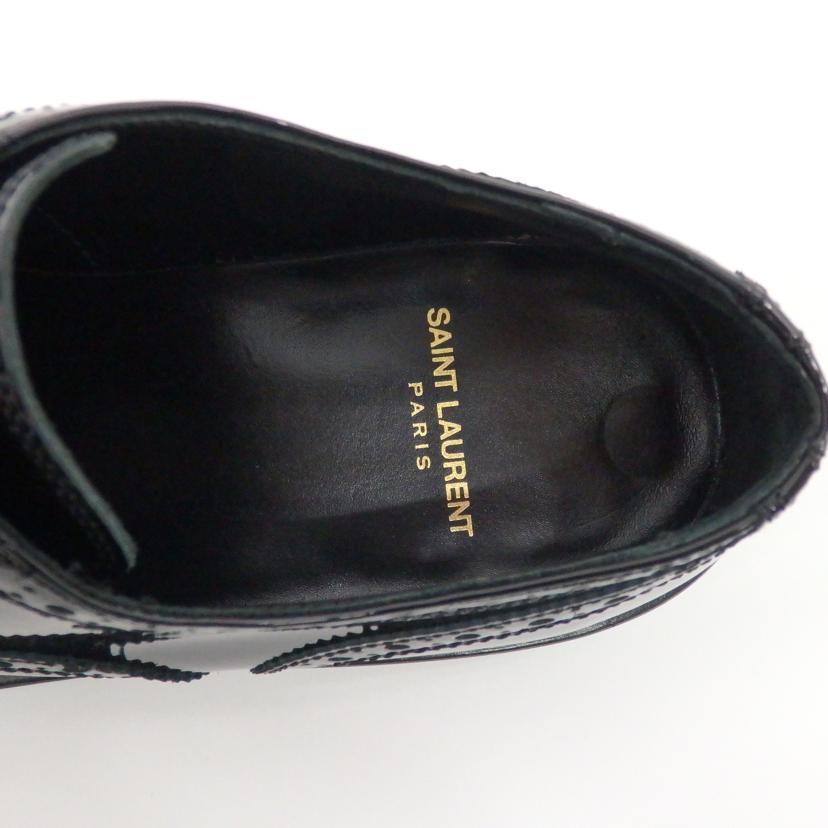 SAINT LAURENT サンローラン/UNISEX パテントウイングッチプ/669325//Aランク/77