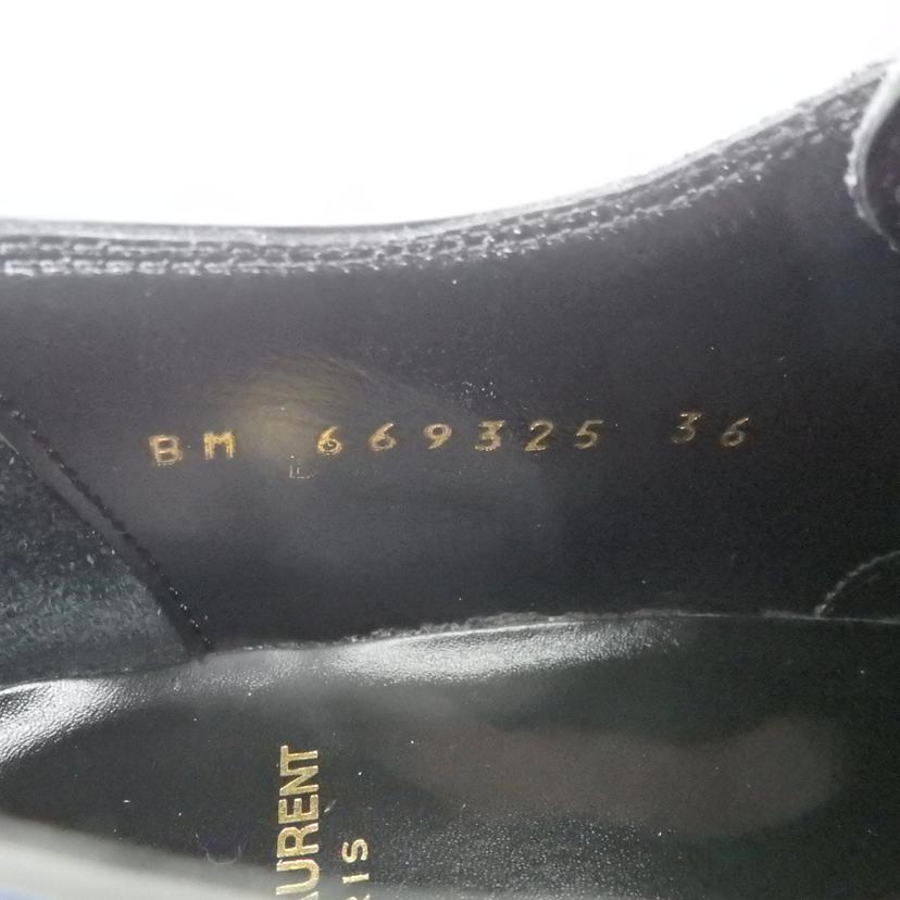 SAINT LAURENT サンローラン/UNISEX パテントウイングッチプ/669325//Aランク/77