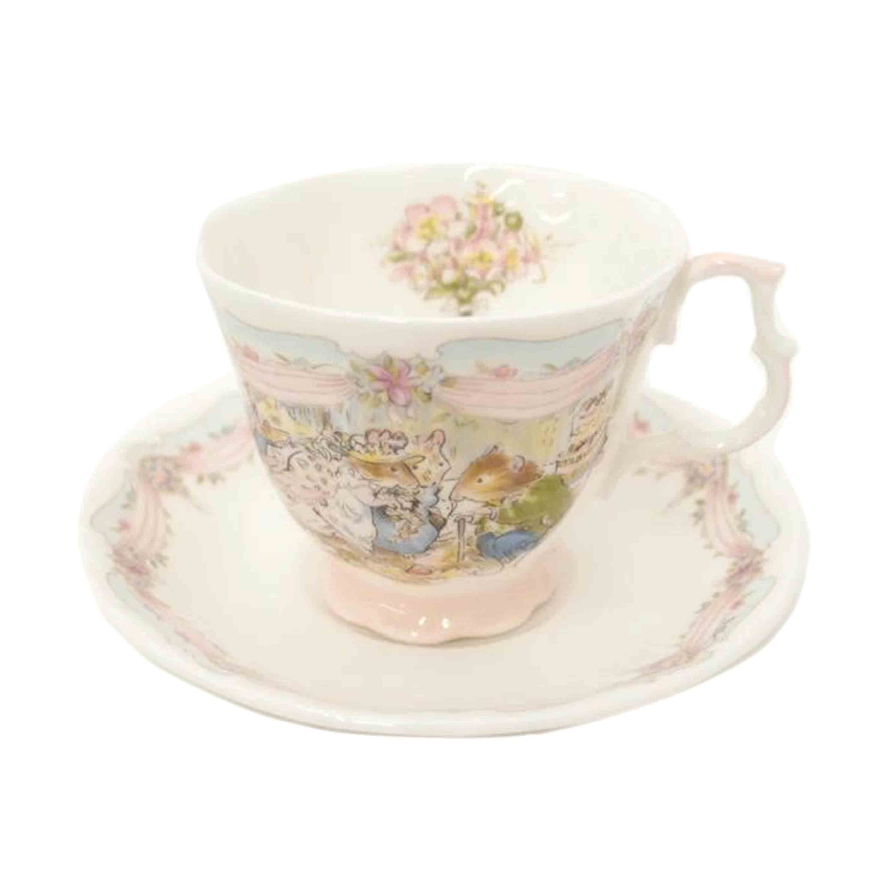 ROYAL DOULTON ロイヤルドルトン/ブランブリーヘッジ ウェディング カップ&ソーサー/食器/インテリア/BRAMBLY HEDGE THE WEDDING//SAランク/69