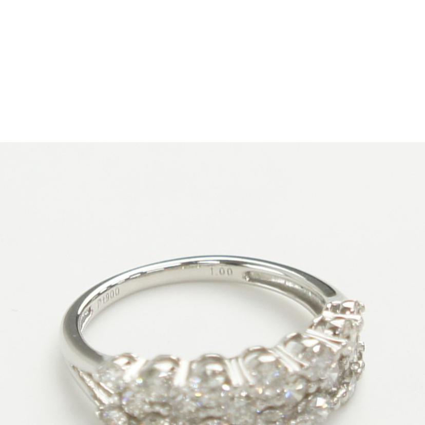 Pt900ダイヤリング1.00#6.5//ABランク/64