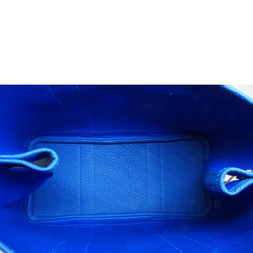 HERMES エルメス/ガーデンパーティTPM/トワルミリタリー/ブルー//W/SAランク/92