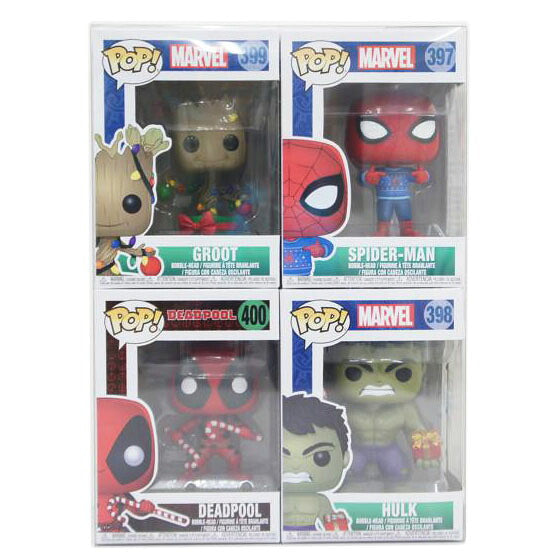 FUNKO ファンコ/(未開封)マーベル・ホリデー 4体セット POP! Marvel Series #397-#400 東京コミコン2018限定//SAランク/01