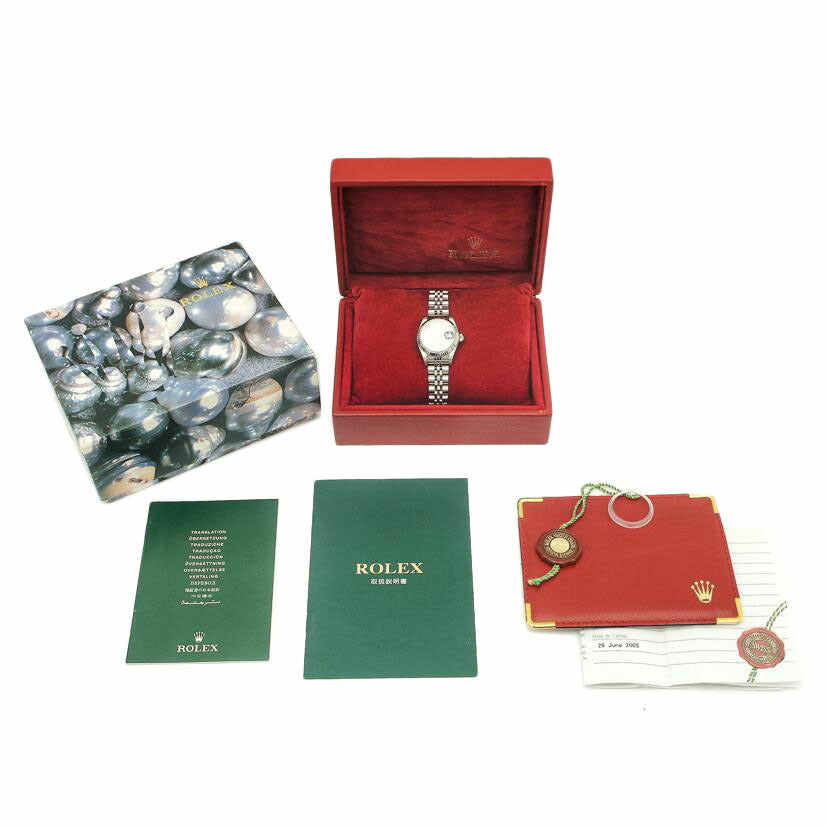 ROLEX ロレックス/デイトジャスト・レディース・ブラック/SS×WG/F番/79174//F82**********/SAランク/94