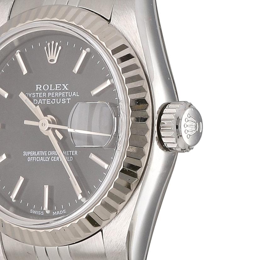 ROLEX ロレックス/デイトジャスト・レディース・ブラック/SS×WG/F番/79174//F82**********/SAランク/94