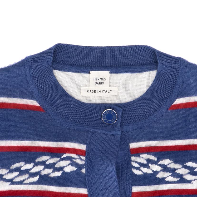 HERMES/25 エルメス/カシミヤ混カノエHニットカーディガン/#36//Aランク/75