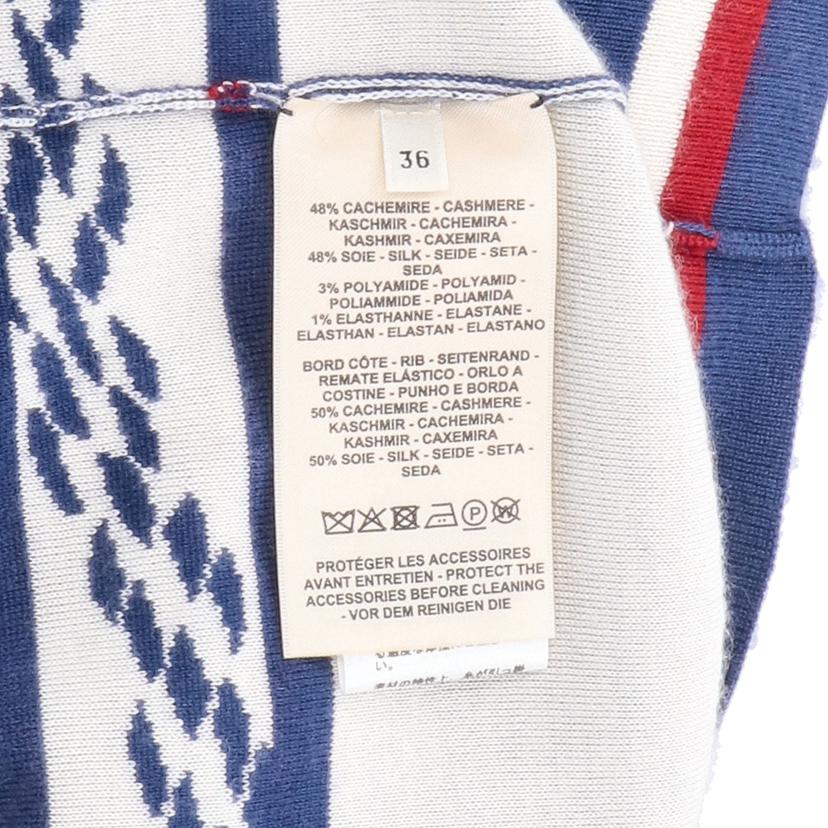 HERMES/25 エルメス/カシミヤ混カノエHニットカーディガン/#36//Aランク/75