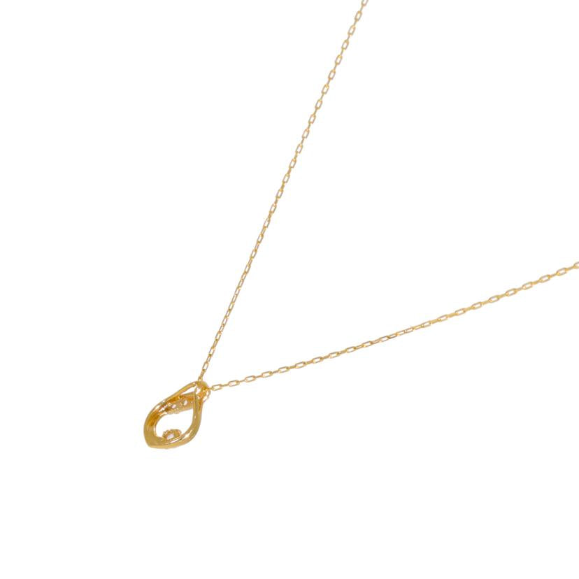 / K18ダイヤネックレス0.04ct//Aランク/05