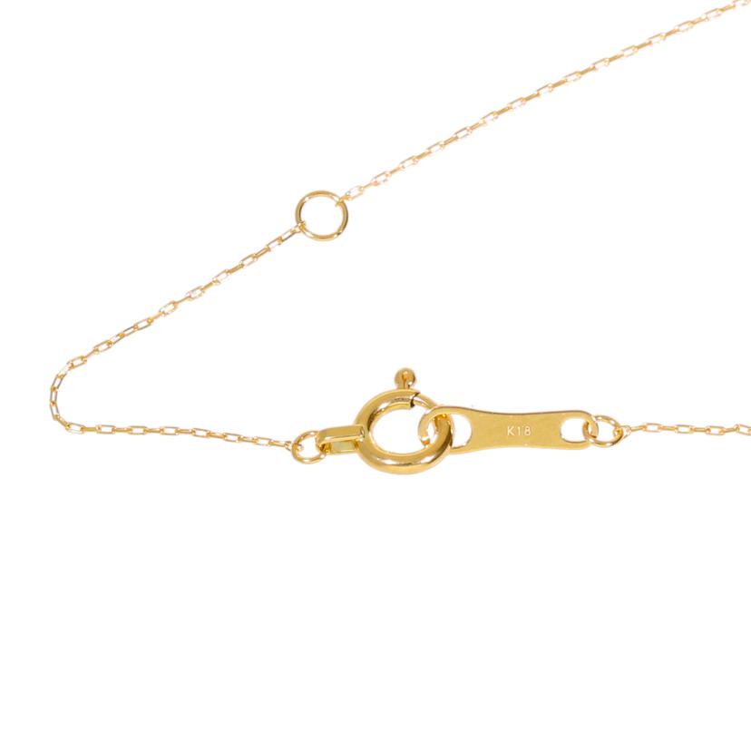 / K18ダイヤネックレス0.04ct//Aランク/05