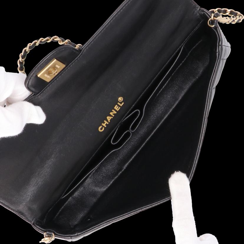 CHANEL シャネル/チョコバー/チェーンショルダーバッグ/ラムスキン//705****/Aランク/75