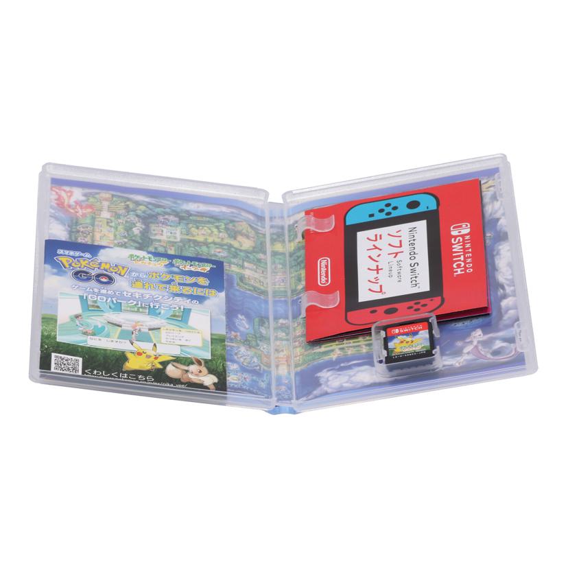 NINTENDO 任天堂 ニンテンドー /Switchソフト/ポケットモンスターLet's Go! ピカチュウ/HAC-R-ADW2A//JAN4902370540253/Bランク/84