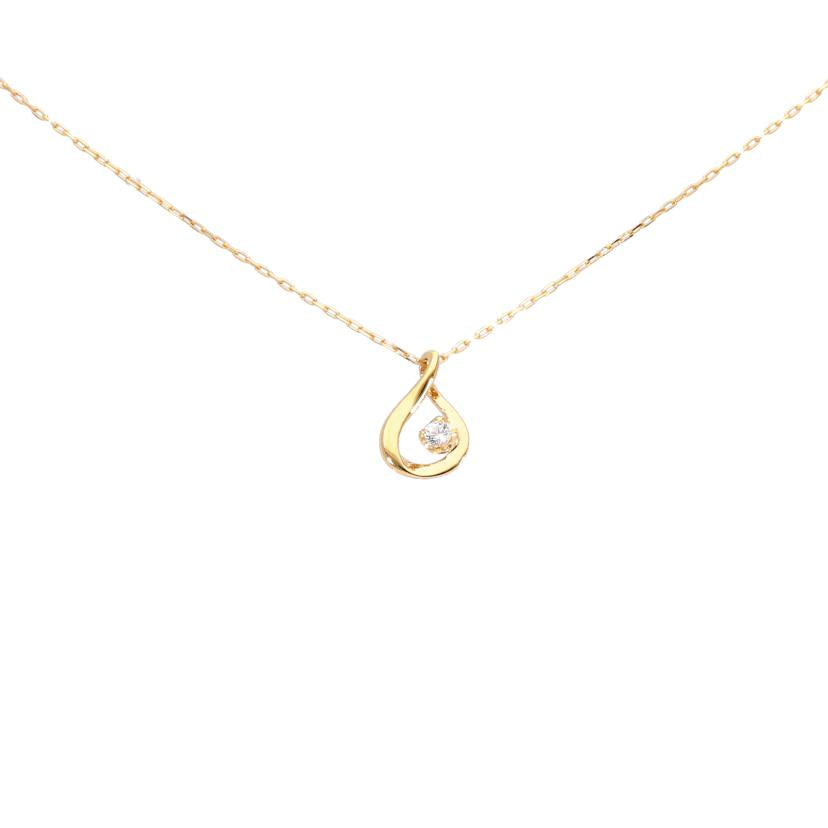 / K18ダイヤネックレス0.02ct//Aランク/76