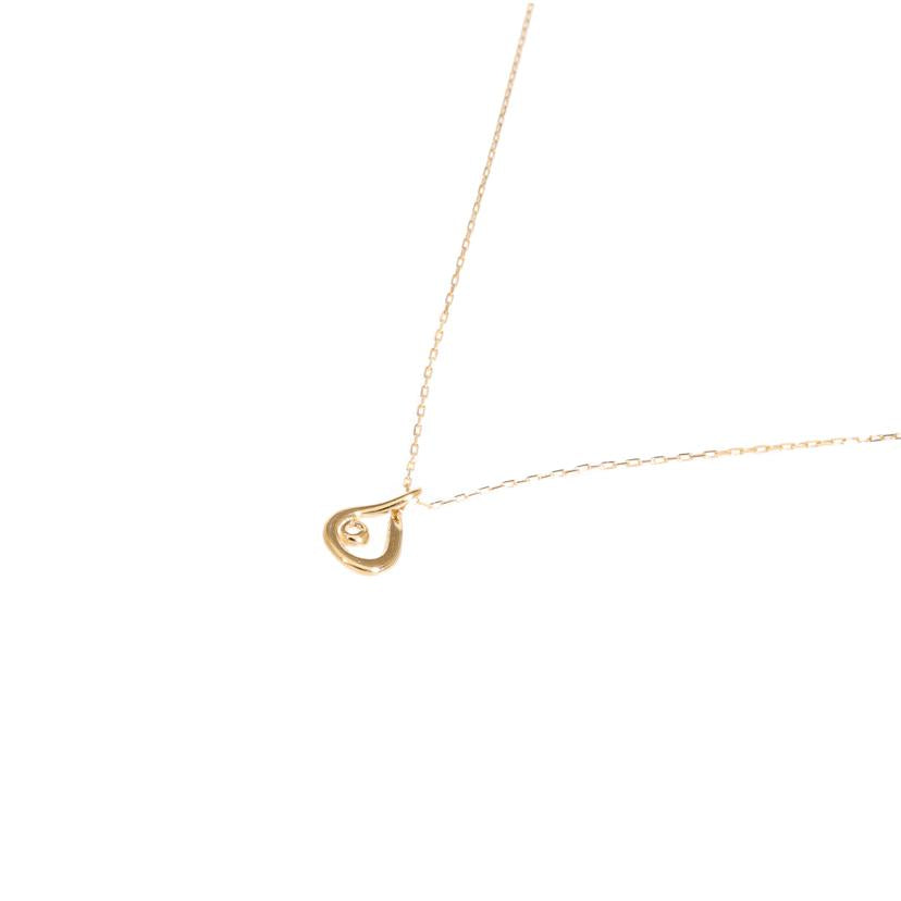 / K18ダイヤネックレス0.02ct//Aランク/76