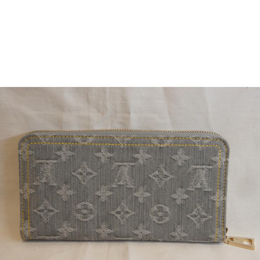 LV ルイヴィトン/ジッピーウォレット/モノグラムデニム/M13214//RFI*/Aランク/92