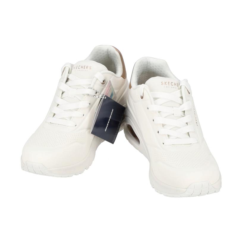 SKECHERS スケッチャーズ/SKECHERS UNO WEDGE-HI STEPS スニーカー/177520-WHT//Sランク/19