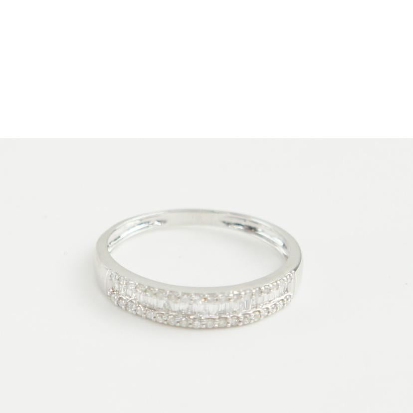 K18WGダイヤリング0.30ct//ABランク/64