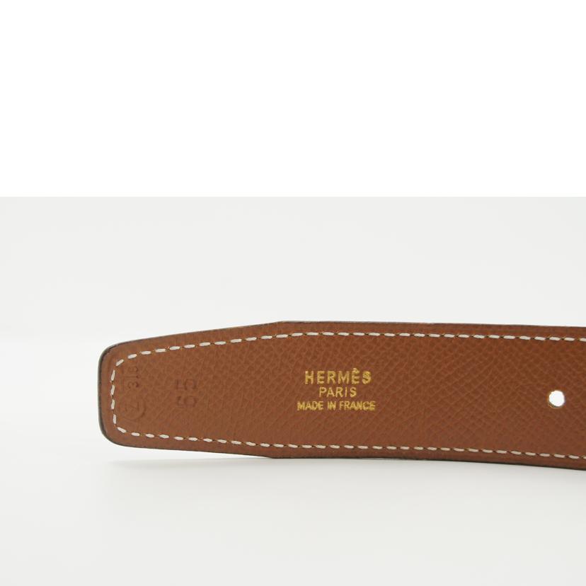 HERMES エルメス/エルメスリバーシブルベルト/65/ボックスカーフ・クシュベル//〇Z/ABランク/75