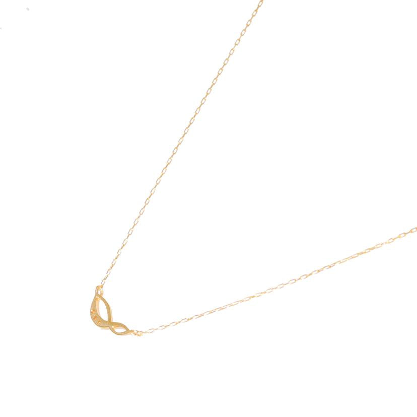 / K18ダイヤネックレス0.01ct//Aランク/71