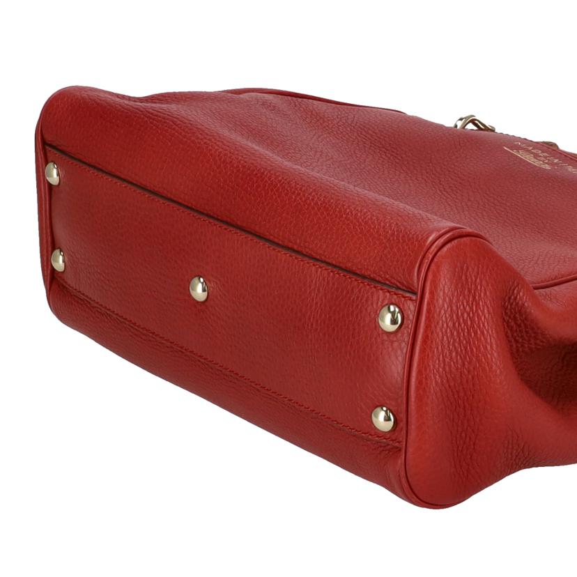 GUCCI グッチ/バンブー2wayレザーハンド/レッド/336032//520***/ABランク/20