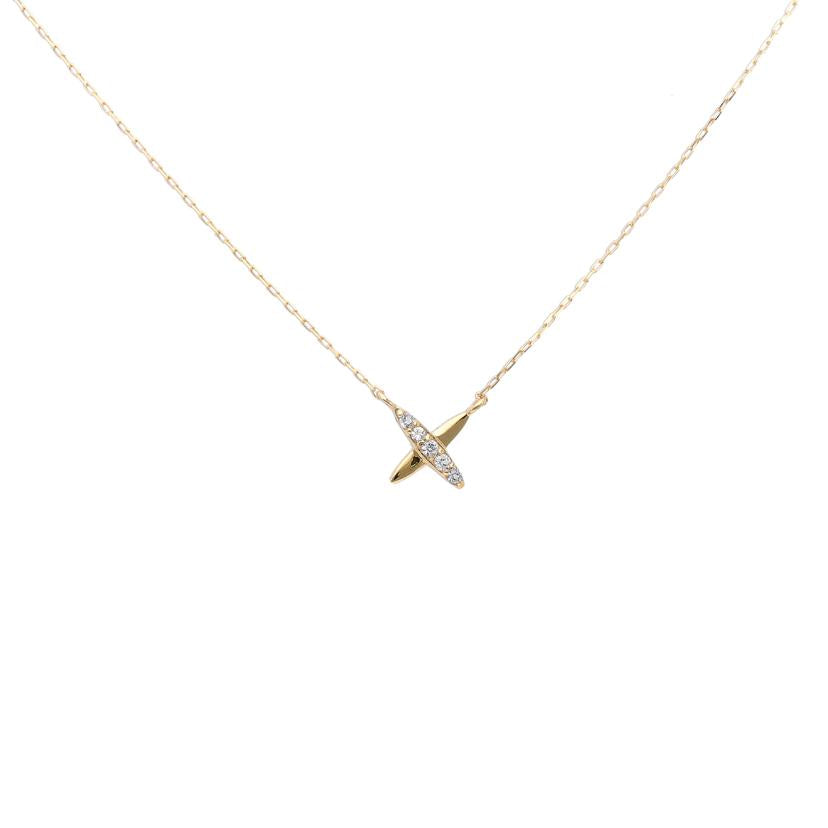 / K18ダイヤネックレス0.01ct//Aランク/65