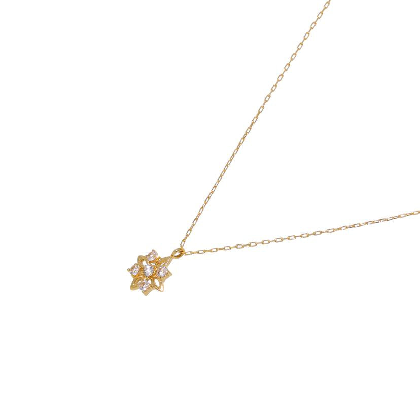 / K18ダイヤネックレス0.09ct//ABランク/09