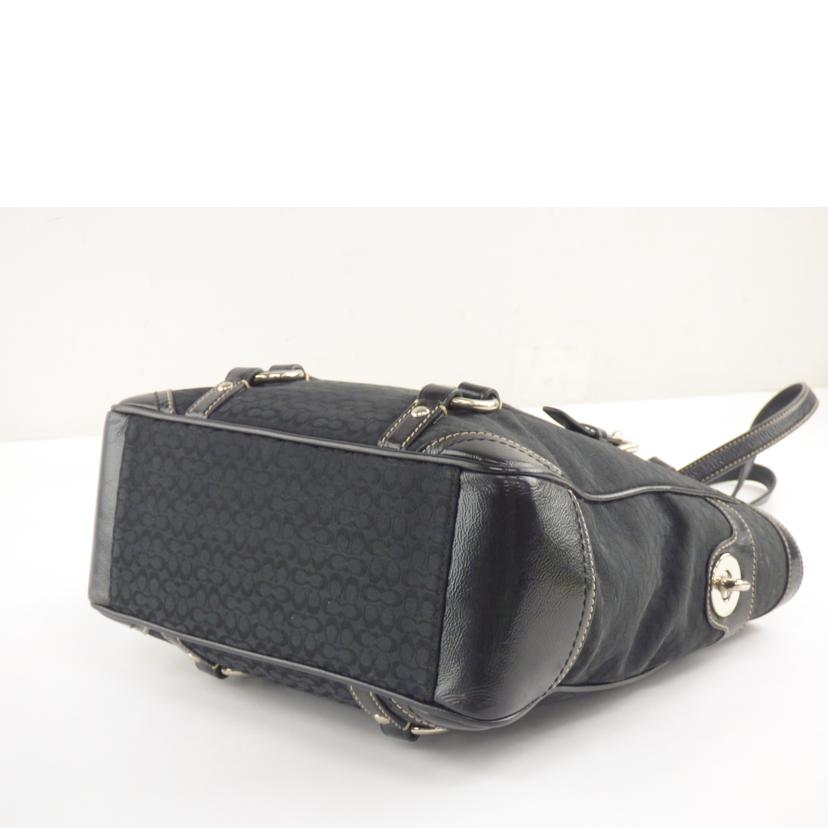 COACH コーチ/ミニシグネチャーキャンバストート/F12344//H08**/Bランク/64