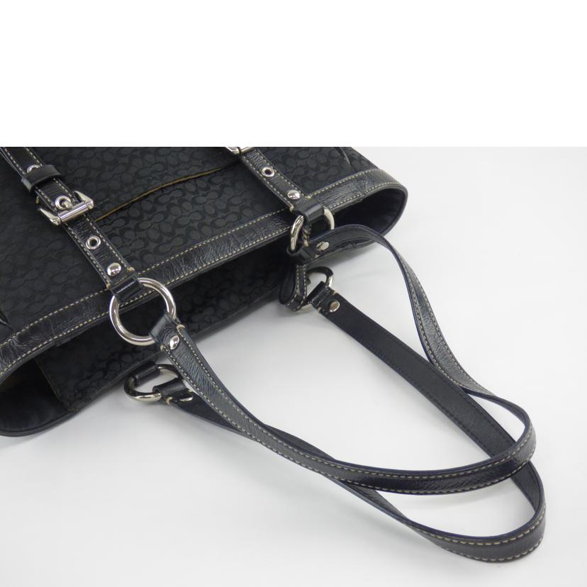 COACH コーチ/ミニシグネチャーキャンバストート/F12344//H08**/Bランク/64