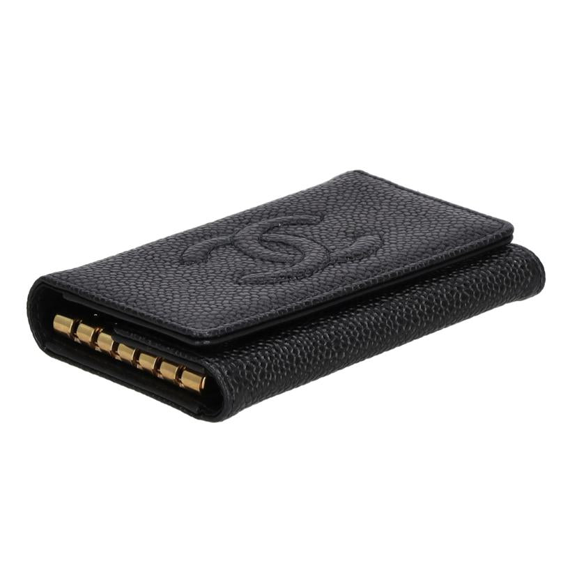 CHANEL シャネル/キャビアスキン/キ-ケ-ス/6本//827****/SAランク/93