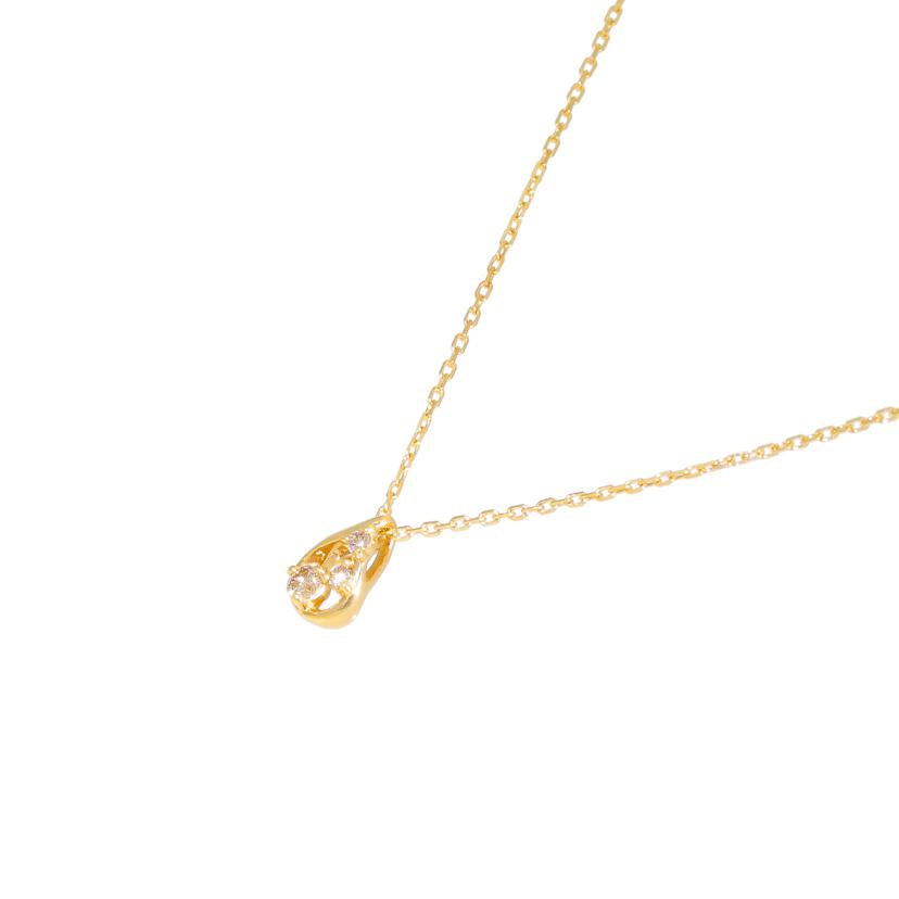 / K18ダイヤネックレス//ABランク/09