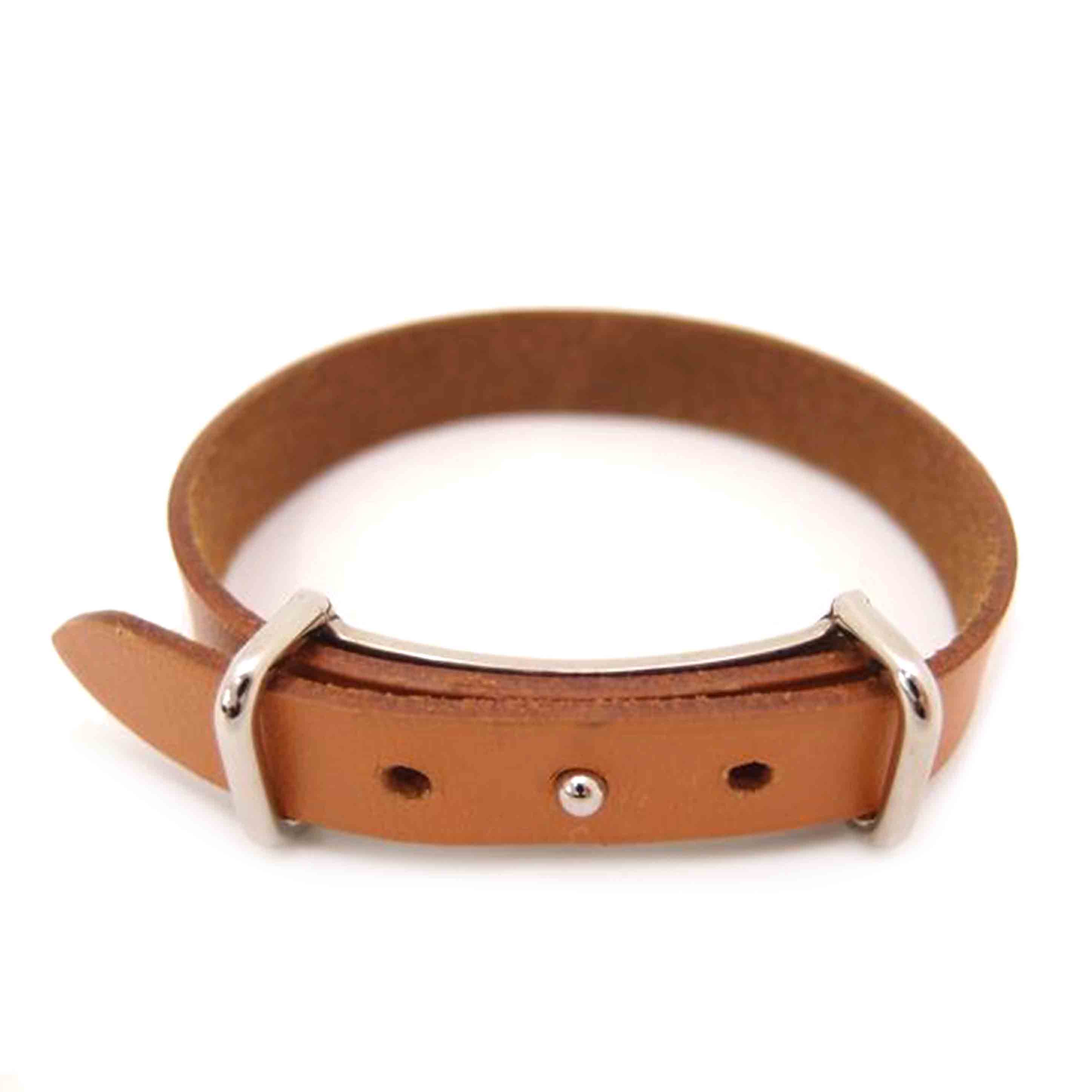 HERMES エルメス/アビ2ブレスレット/ブラウン/16㎝//□D/Aランク/69