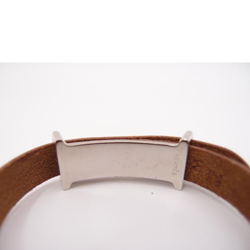 HERMES エルメス/アビ2ブレスレット/ブラウン/16㎝//□D/Aランク/69