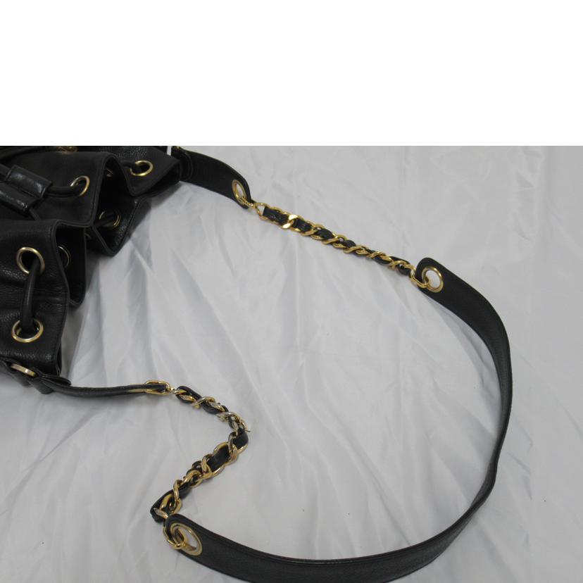 CHANEL シャネル/トリプルココキャビア巾着ショルダー//479****/ABランク/63