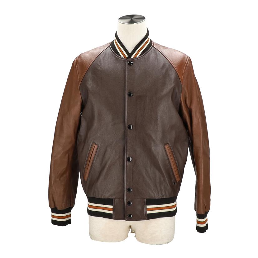 COACH コーチ/ラムレザースタジャン/ブラウン/33784//E1602/Aランク/18