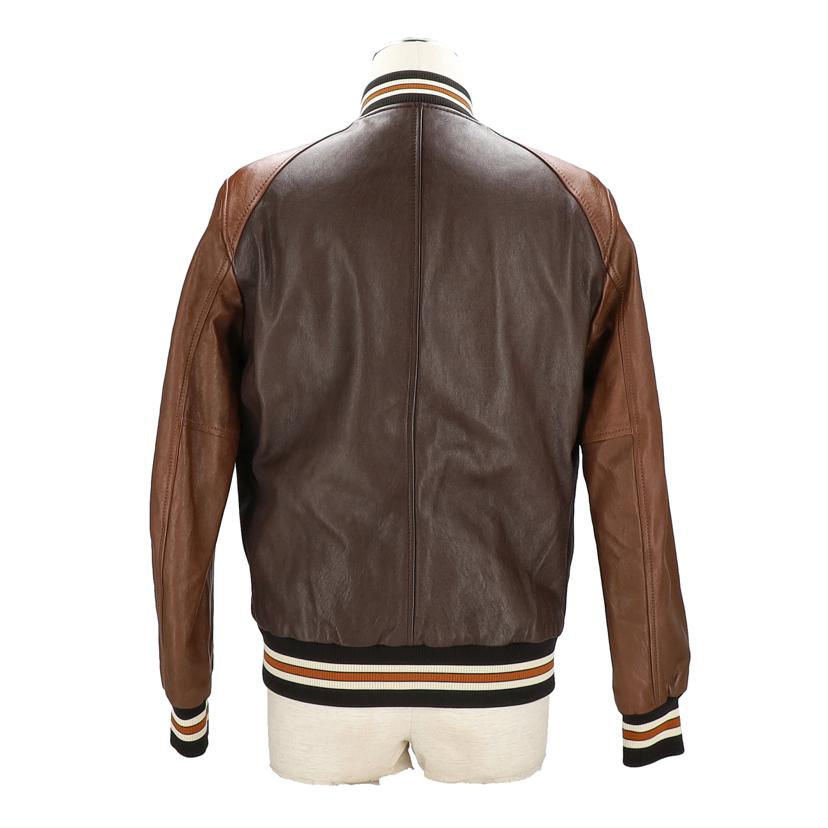 COACH コーチ/ラムレザースタジャン/ブラウン/33784//E1602/Aランク/18