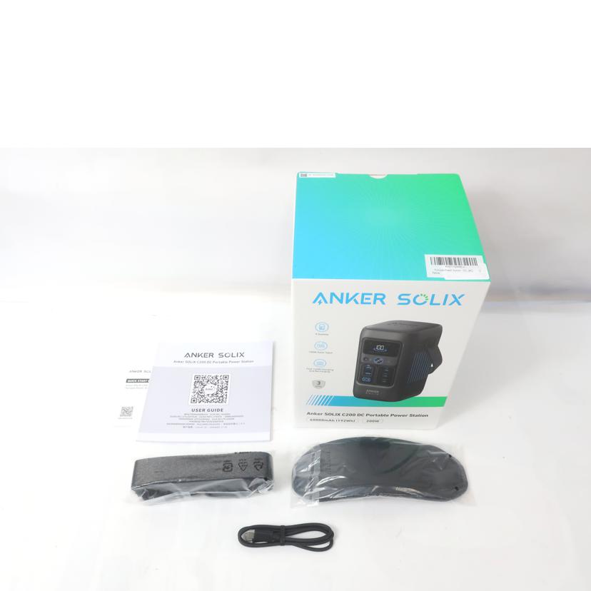 ANKER アンカー/ポータブル電源/SOLIX C200 A1727511//AZV0HR0E49100080/SAランク/65